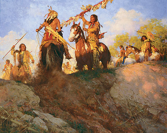 Terpning - Sunset for the Comanche